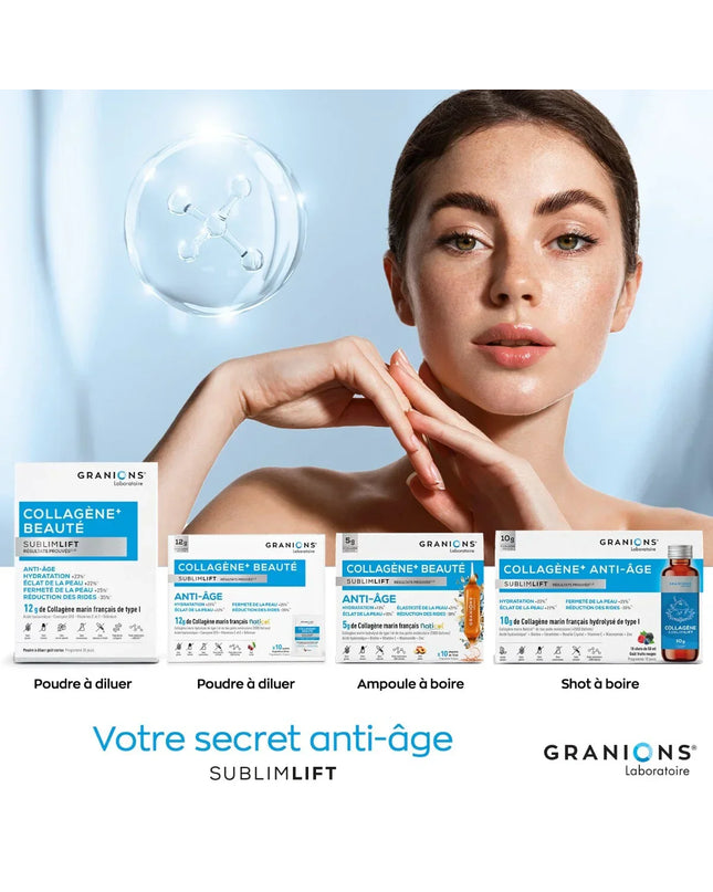 GRANIONS COLLAGENE + BEAUTÉ Sublimlift - 10 Ampoules - Nymphora