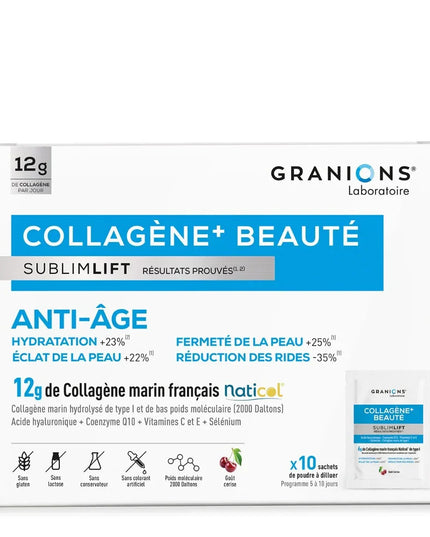 GRANIONS COLLAGENE + BEAUTÉ Sublimlift - 10 Sachets - Nymphora
