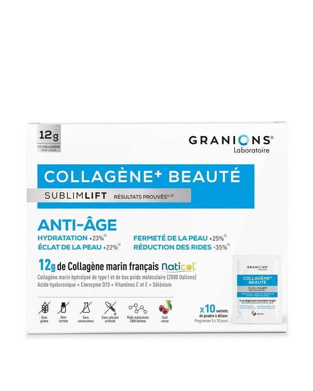 GRANIONS COLLAGENE + BEAUTÉ Sublimlift - 10 Sachets - Nymphora