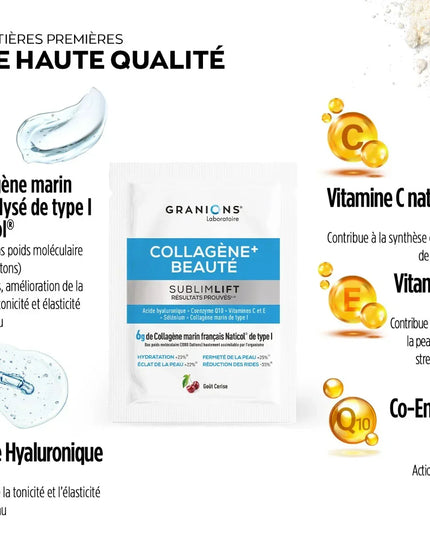 GRANIONS COLLAGENE + BEAUTÉ Sublimlift - 10 Sachets - Nymphora