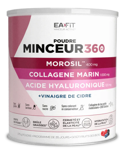 EAFIT MINCEUR 360 Poudre Morosil - 200g Compléments alimentaires - Nymphora