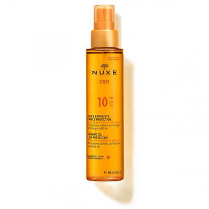NUXE SUN Huile Solaire Bronzante SPF10 - 150ml - Nymphora