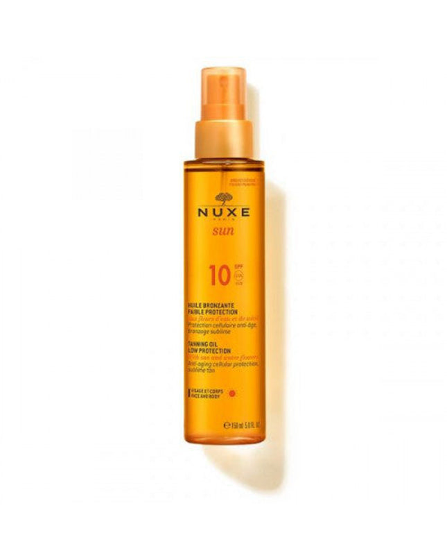 NUXE SUN Huile Solaire Bronzante SPF10 - 150ml - Nymphora