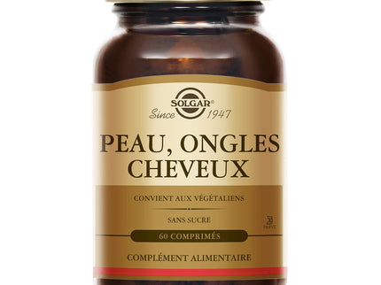 SOLGAR PEAU ONGLES CHEVEUX - 60 Comprimés
