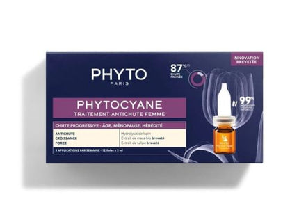 PHYTOCYANE PROGRESSIVE Traitement Antichute Femme - 12x5ml