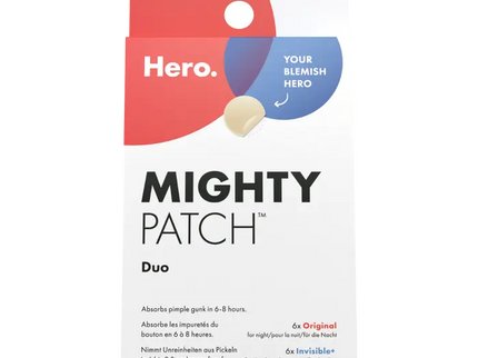HERO COSMETIC MIGHTY PATCH Duo - 12 Patchs