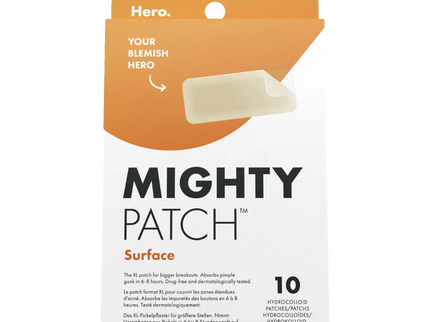 HERO COSMETIC MIGHTY PATCH Surface - 10 Patchs