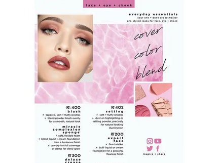 REAL TECHNIQUES Everyday Essential Set Pack de Pinceaux